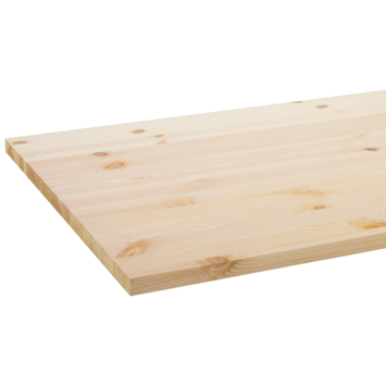 Werkblad grenen 250x61 cm 28 mm