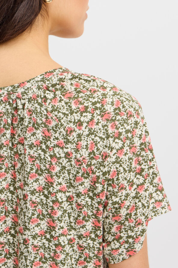 Fransa FRSANIE DR 1 Loden greeen flower aop hs24