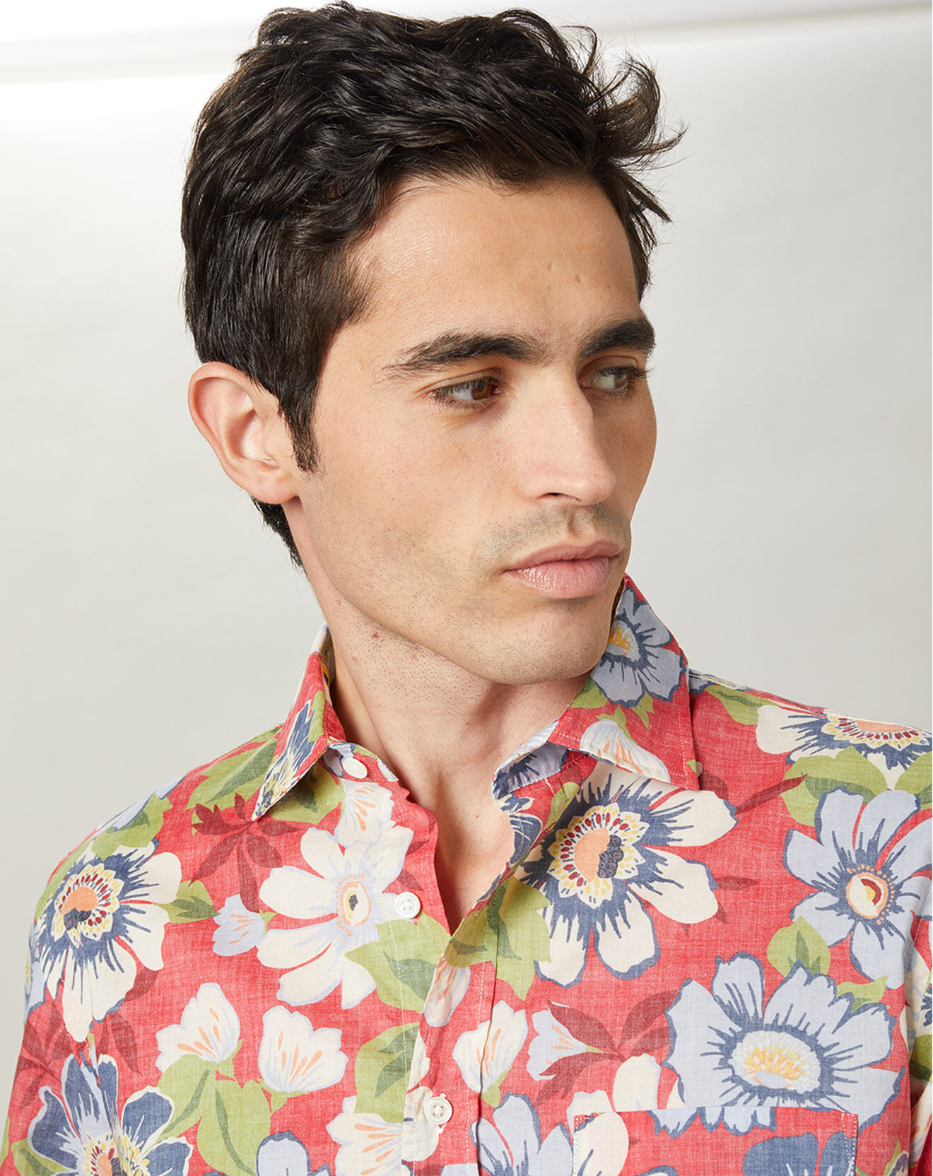 Hartford Chemise regular Paul rouge