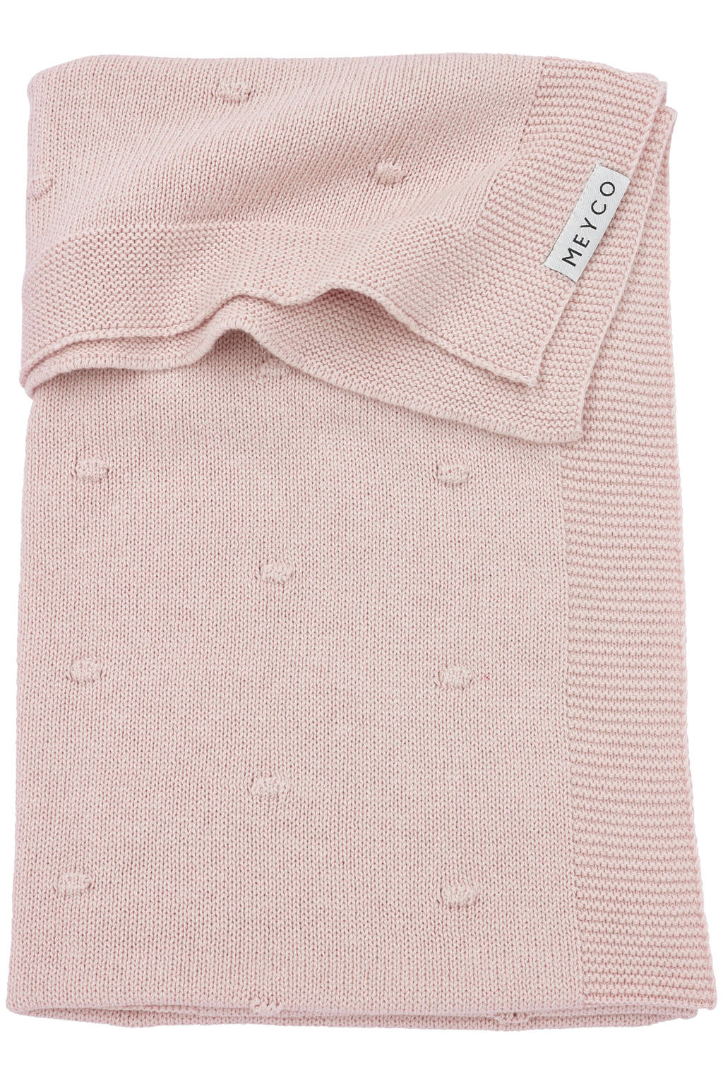 baby wiegdeken Mini Knots 75x100 cm Soft Pink