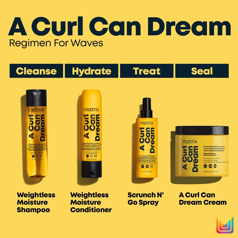 Matrix A Curl Can Dream Scrunch N' Go Defining Spray 250 ml