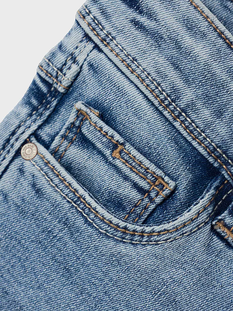 NAME IT Mädchen Jeans Boot Cut NKFPOLLY hellblau