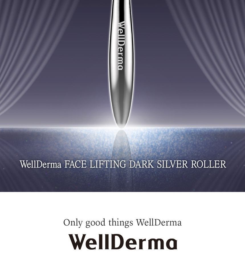 WellDerma - Gezichtsliftende Donkerzilveren Roller