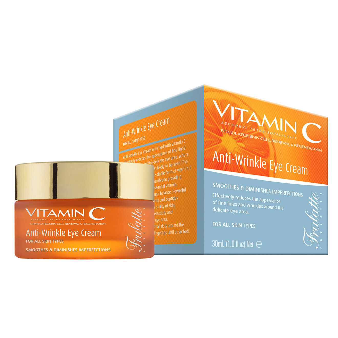 Frulatte Crème contour des yeux tout type de peau - 30 ml