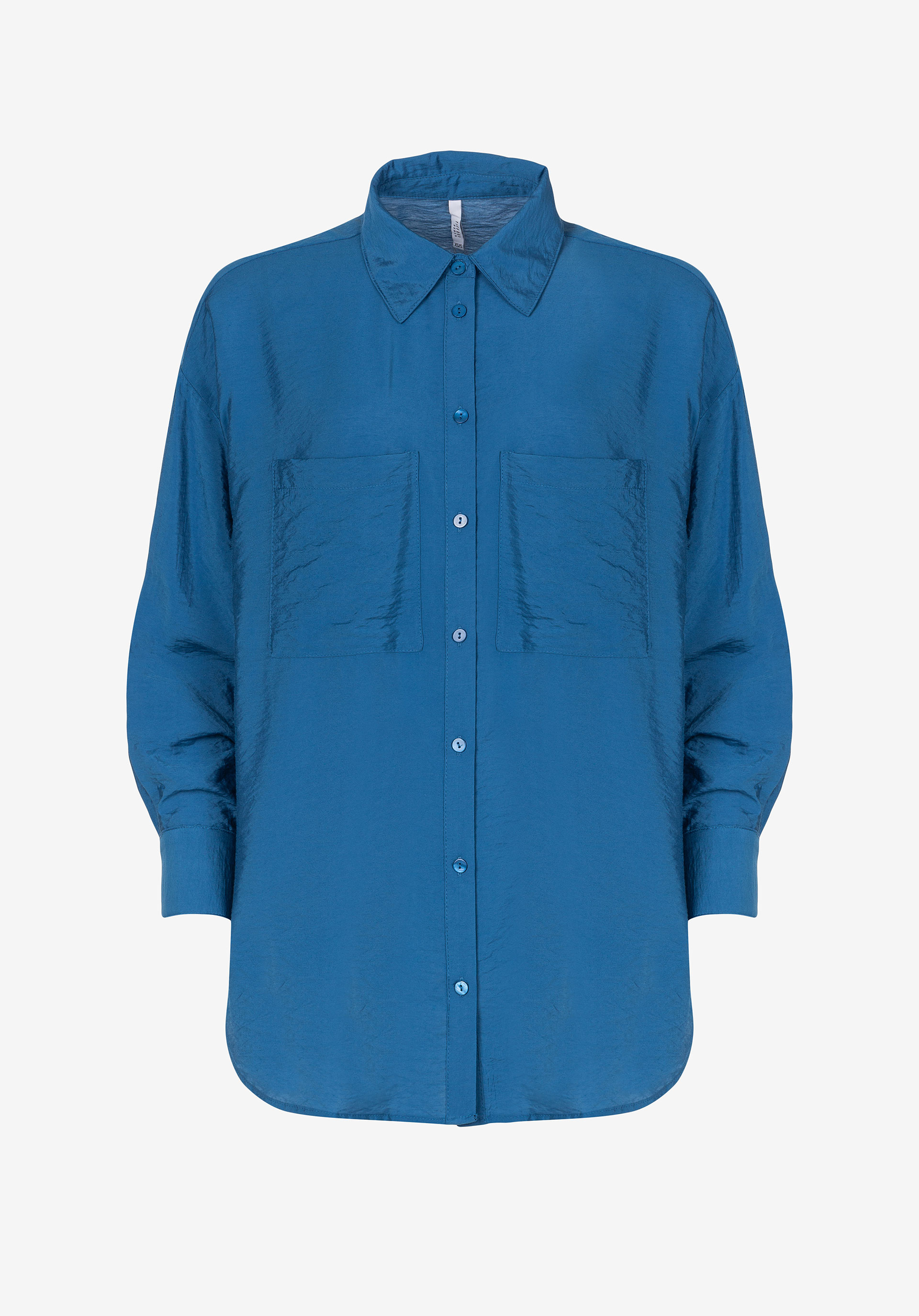 Camisa Manga Comprida Azul