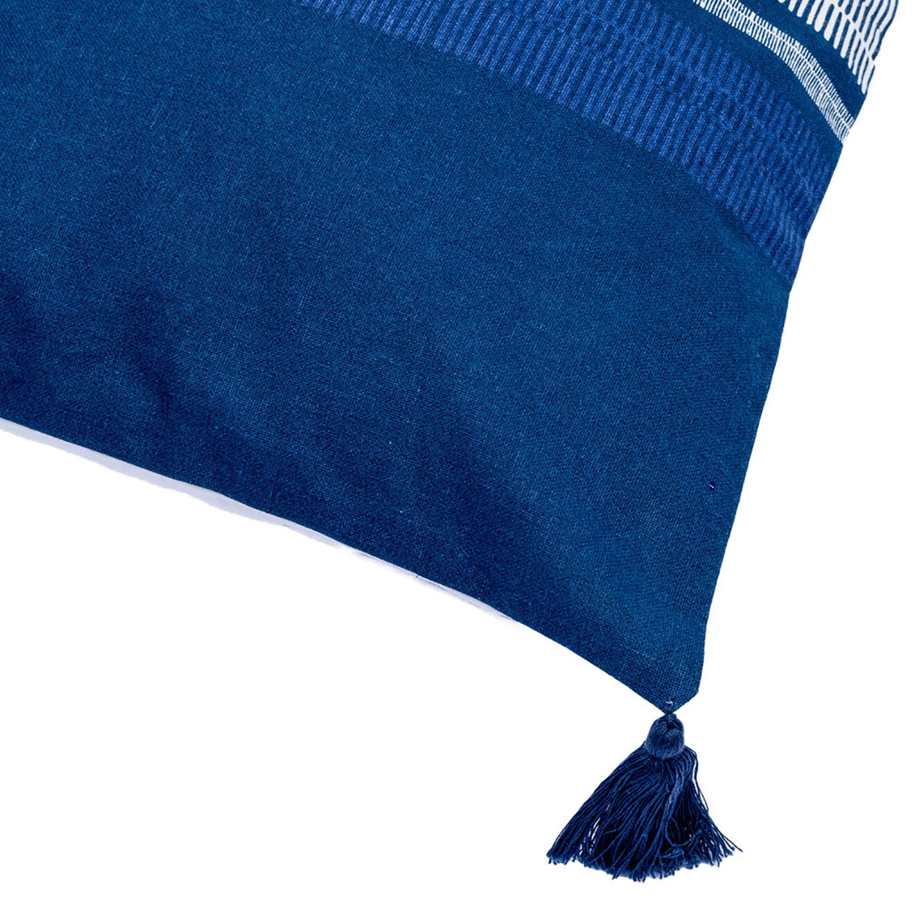 Febronie Housse de coussin Gracia bleu nuit - 50x30 cm