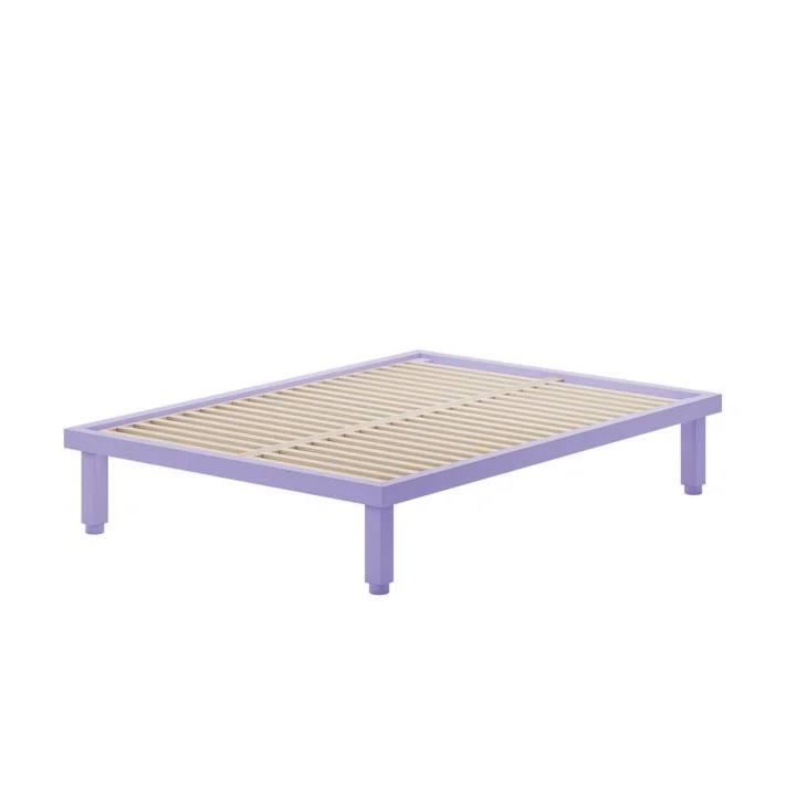 OUT Objekte unserer Tage - Kaya Bett Small, 140 x 200 cm, flieder