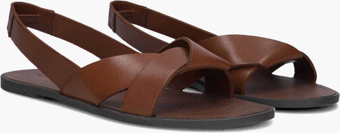 bruine vagabond shoemakers platte sandalen tia 2.0