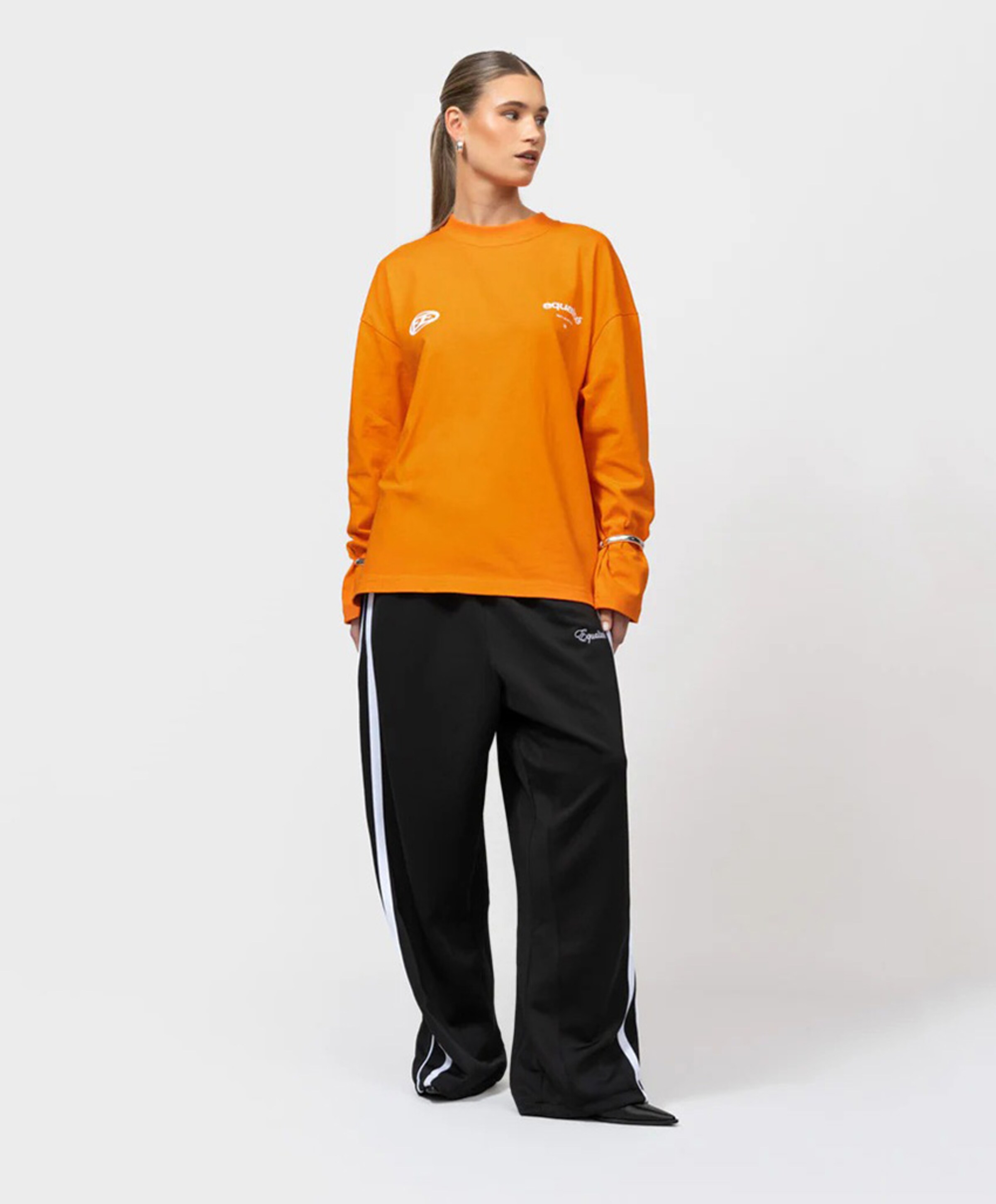 Equalité Uniseks longsleeve oranje