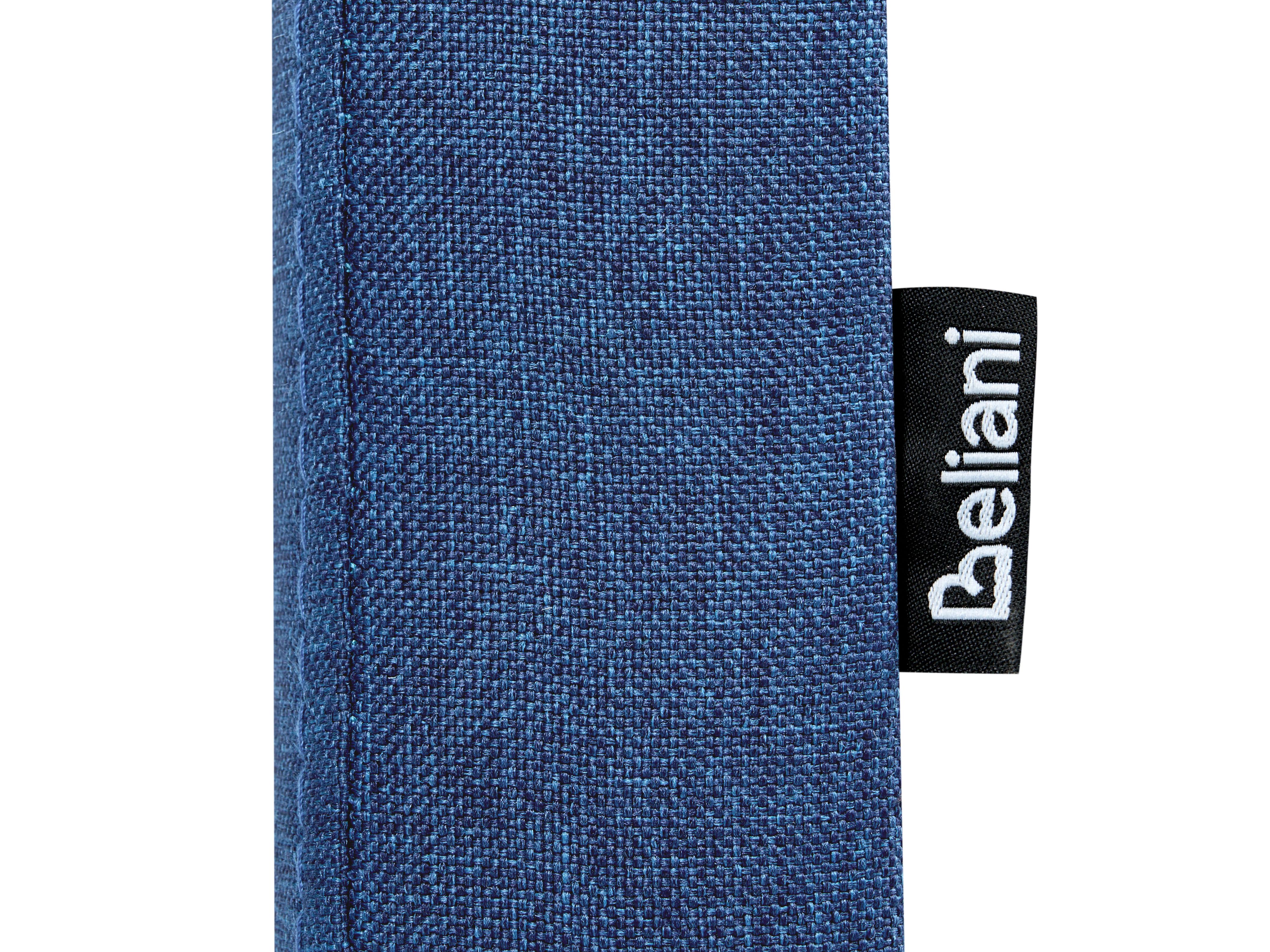 Onderschuifbed Stof MARMANDE 90 x 200 cm Marineblauw
