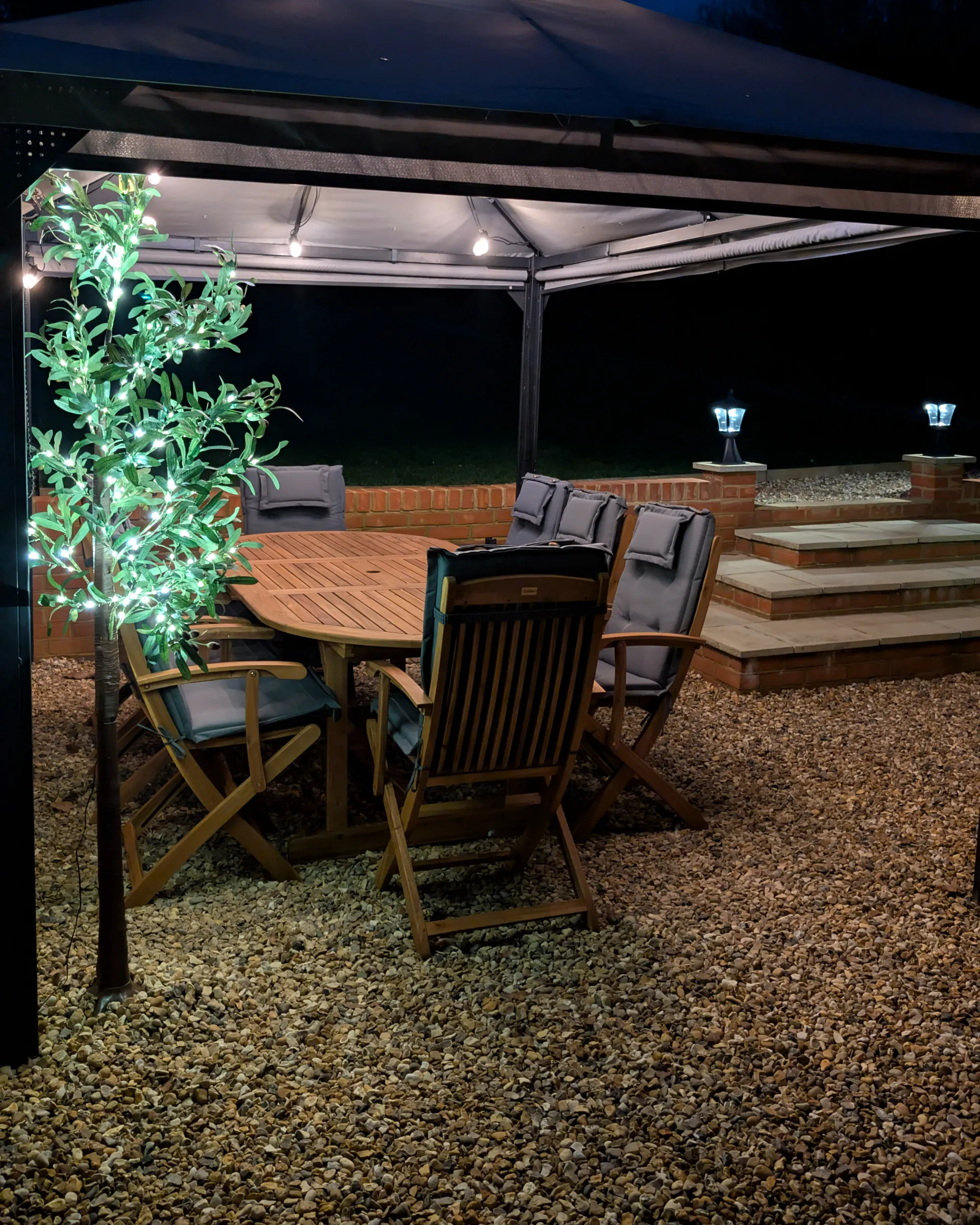 Tuinset 8-zits MAUI met kussens Acaciahout Grijs