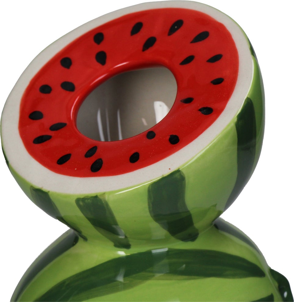 Vaas Cuisine groen / rood D 9,5 H 21,7 cm