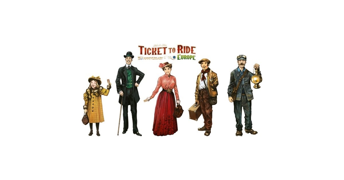 AsmodeeTicket to Ride - Europe 15th Anniversary Edition Bordspel  (Nederlands, 2 - 5 spelers, 30 - 60 minuten, Vanaf 8 jaar)