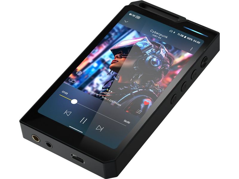 HiBy HiRes-Player R4 Schwarz 4-Wege Hi-Fi Android DAP