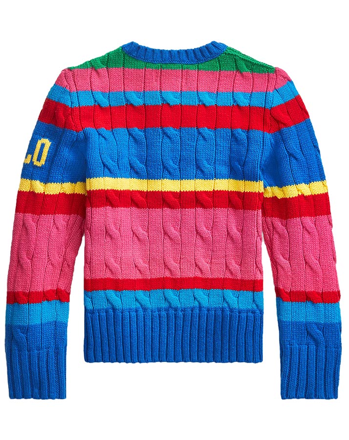 Strickpullover STRIPE TOPS in pink/multi