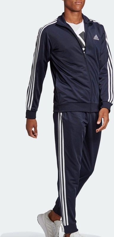 Adidas - Essentials 3-stripes Track Suit - Zwart - Polyester