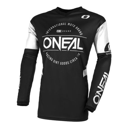 Maillot cross O'Neal ELEMENT - BRAND V 23 2023 - Noir / Blanc