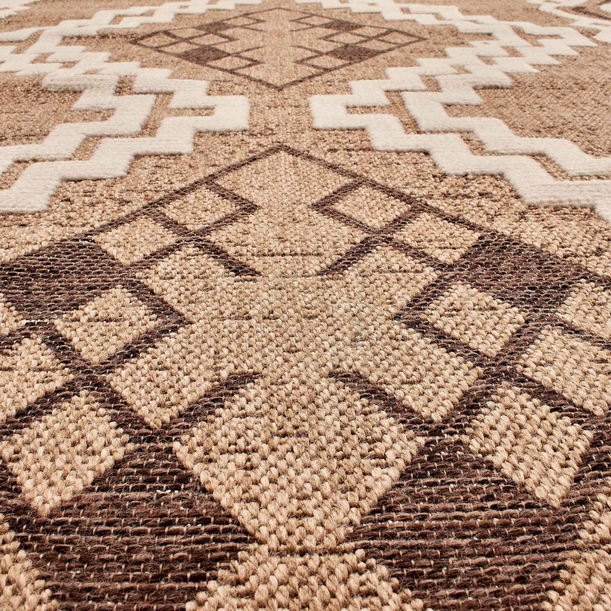 Tapis extérieur marron 200x290 cm
