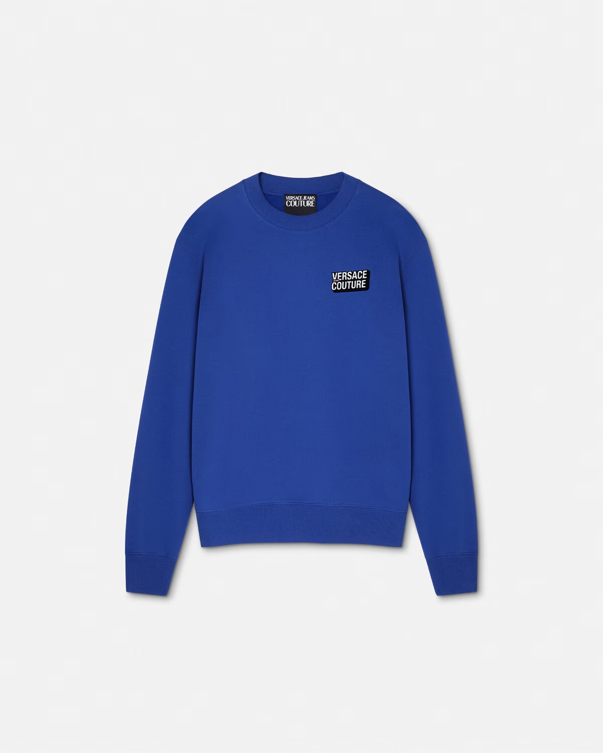 Versace Jeans Couture Logo Square Sweater Heren Blauw