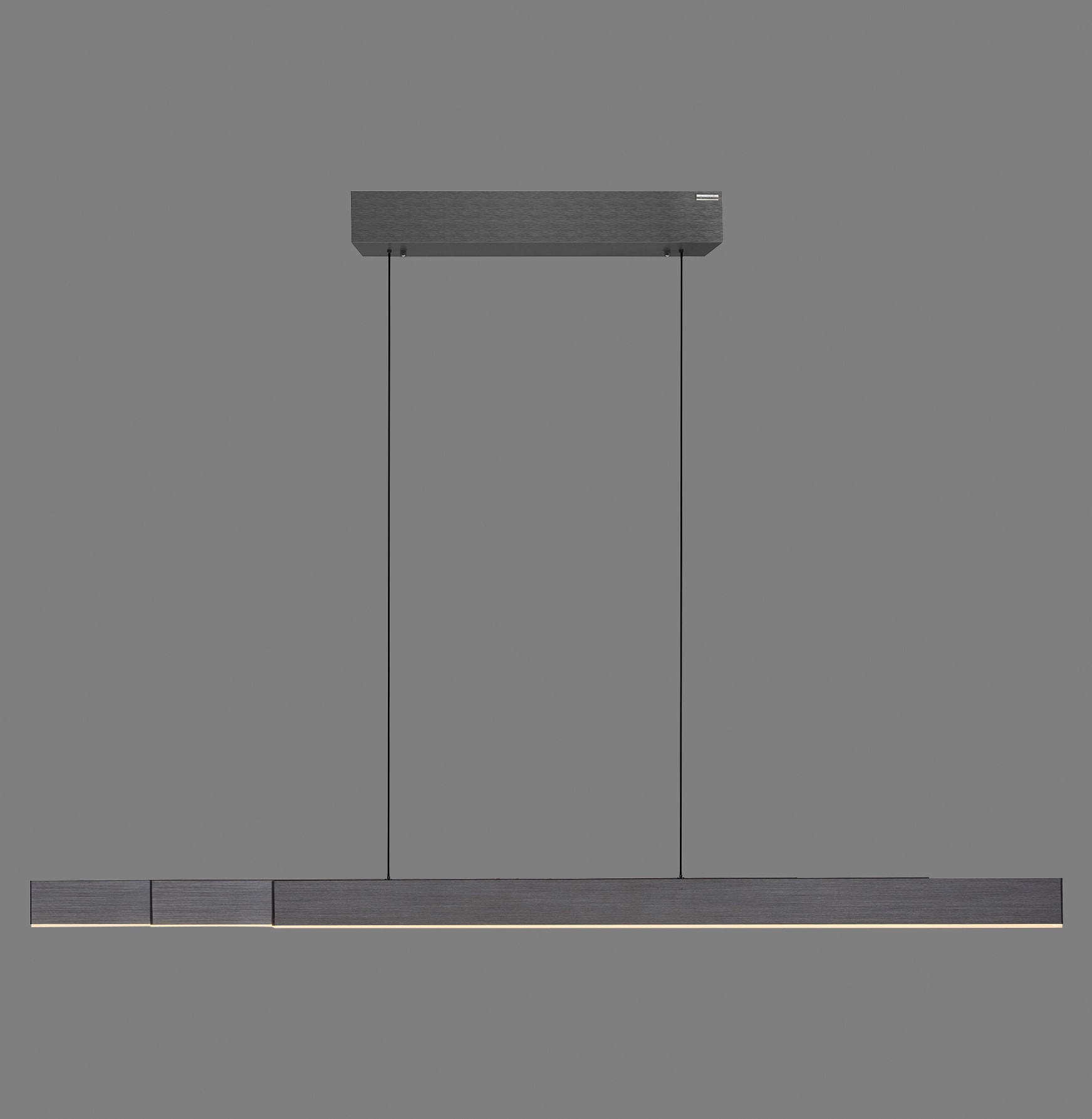 Paul Neuhaus LED Balkenpendel PURE-MOTO-RISE 3-flg grau eloxiert
