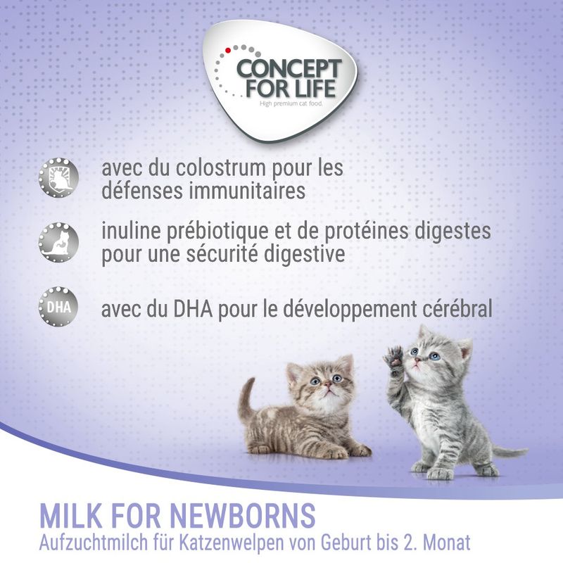 Lait maternisé Concept for Life Kit de démarrage pour chaton