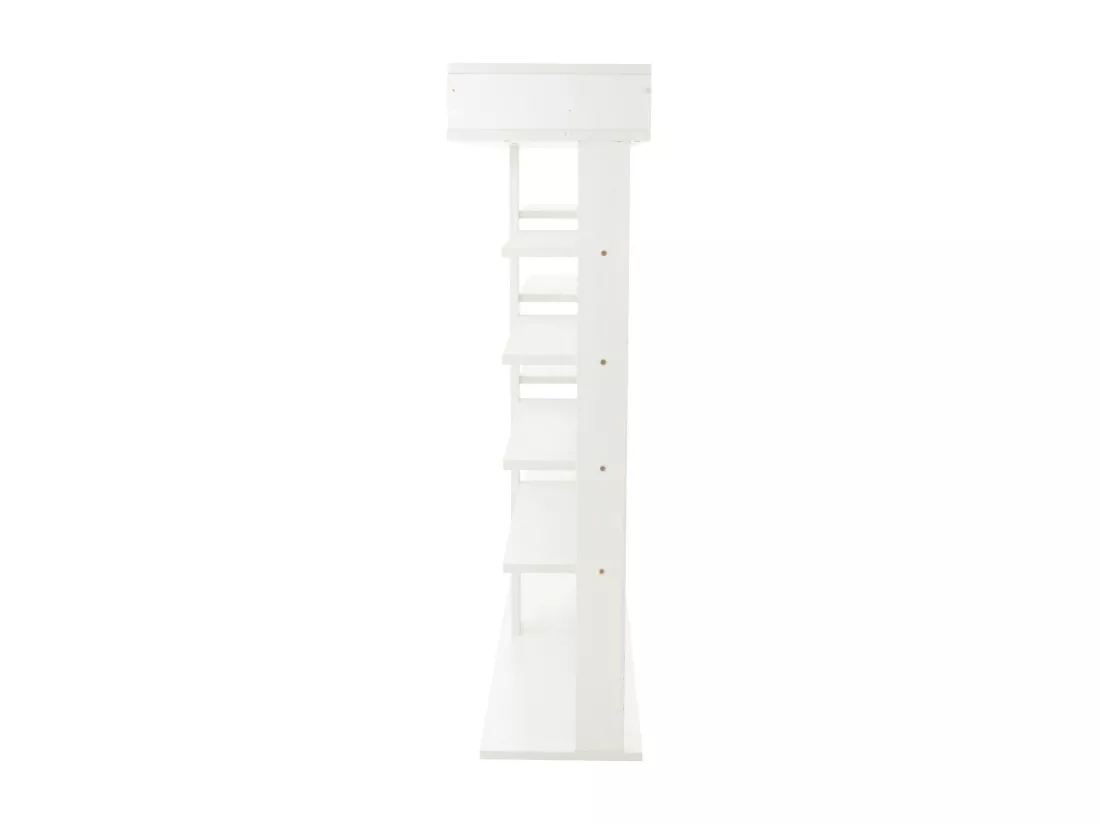 Étagère à chaussures - Bois - Blanc - Kristina
