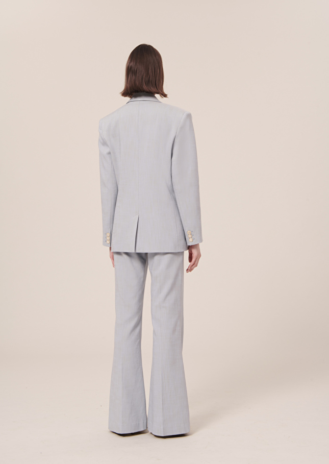 Veste Vasiliebleue en tissu flammé