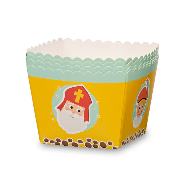 Sinterklaas Pepernoten bakjes, papier 4 stuks