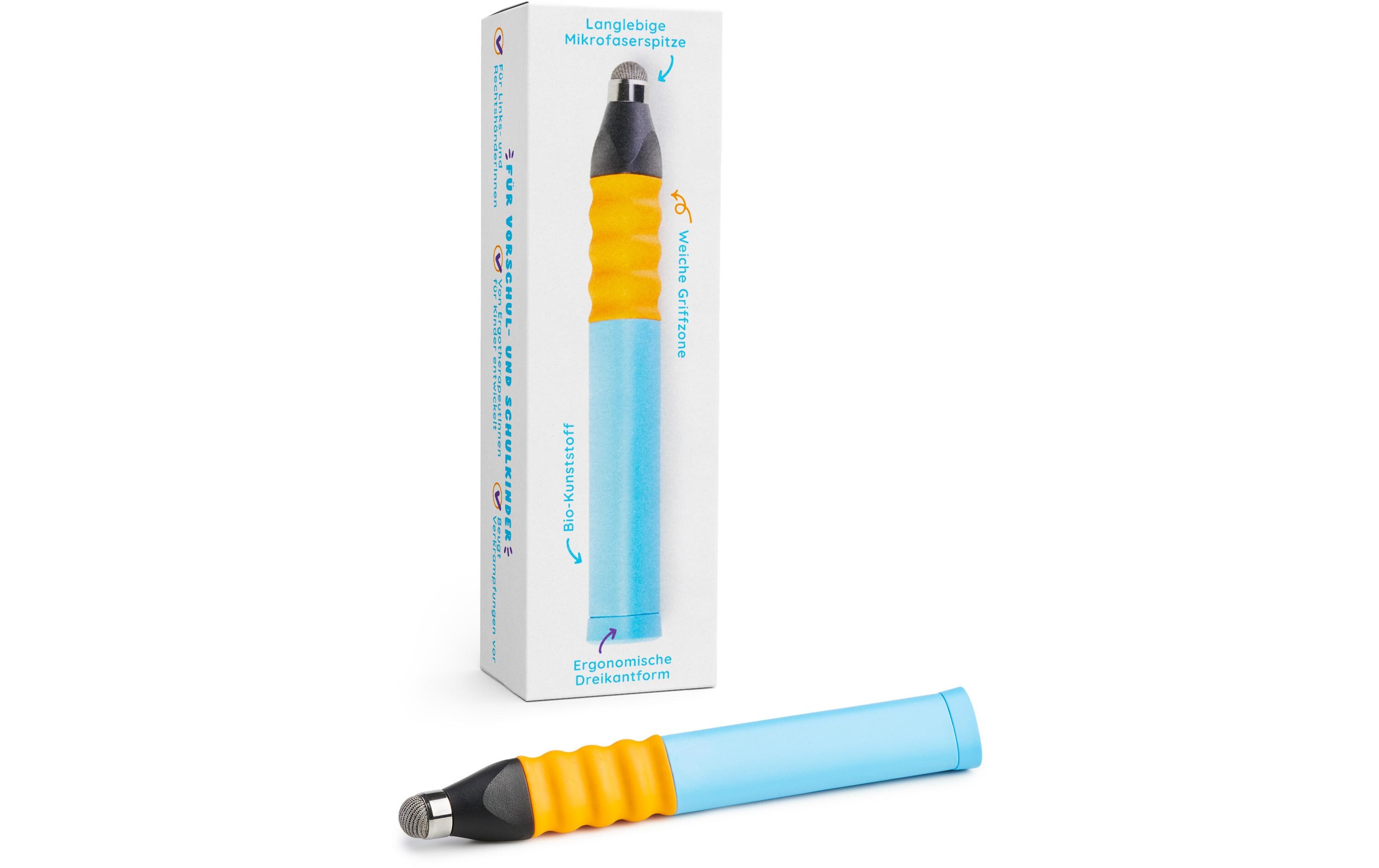 Ergonomischer Eingabestift -DE- BlauSpeziell für Vorschul- und Schulkinder konzipiert