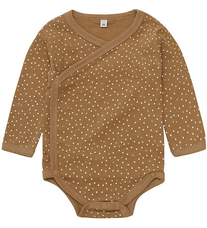 Pippi BabySlå-om Bodyer l/æ - 4-pak - Whitecap Grey