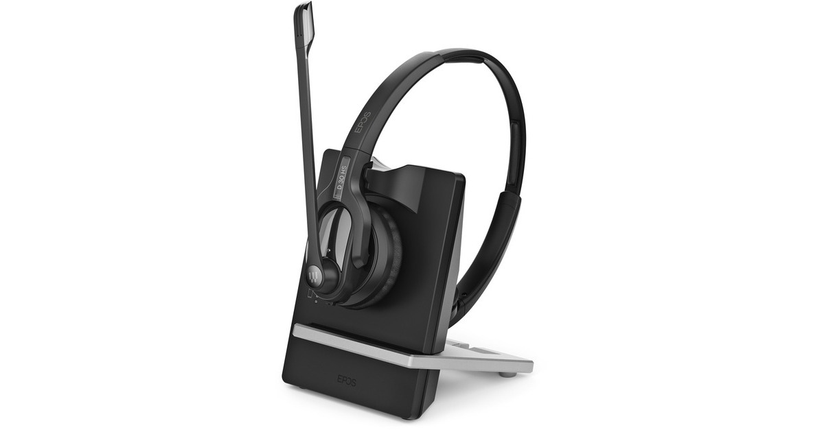EPOSIMPACT D 30 USB ML on-ear headset  (Zwart)