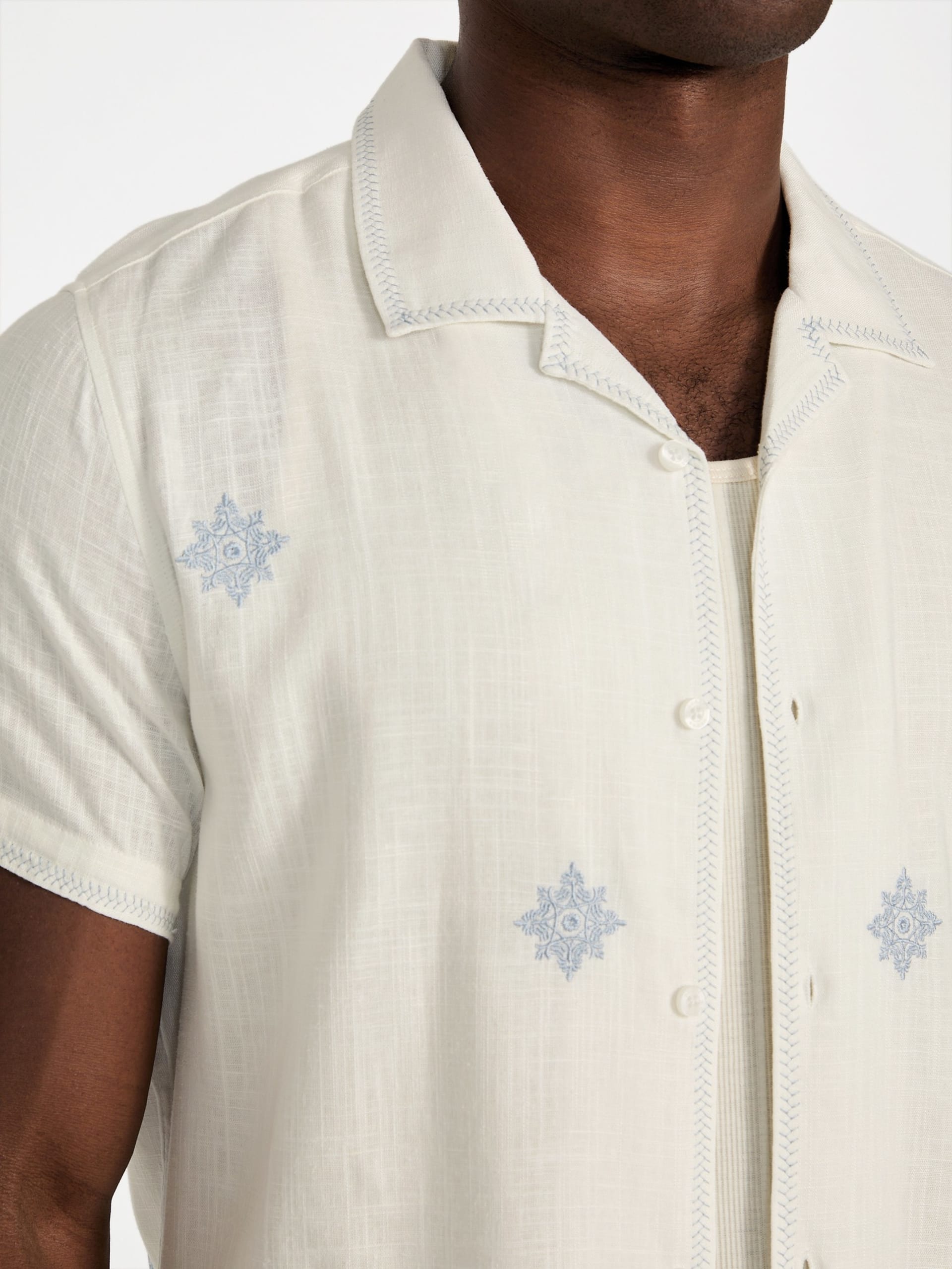 Camisa bordada Eco Mosley