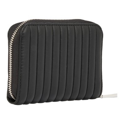 Portefeuille Mini Line Quilt Md Zip Around CALVIN KLEIN