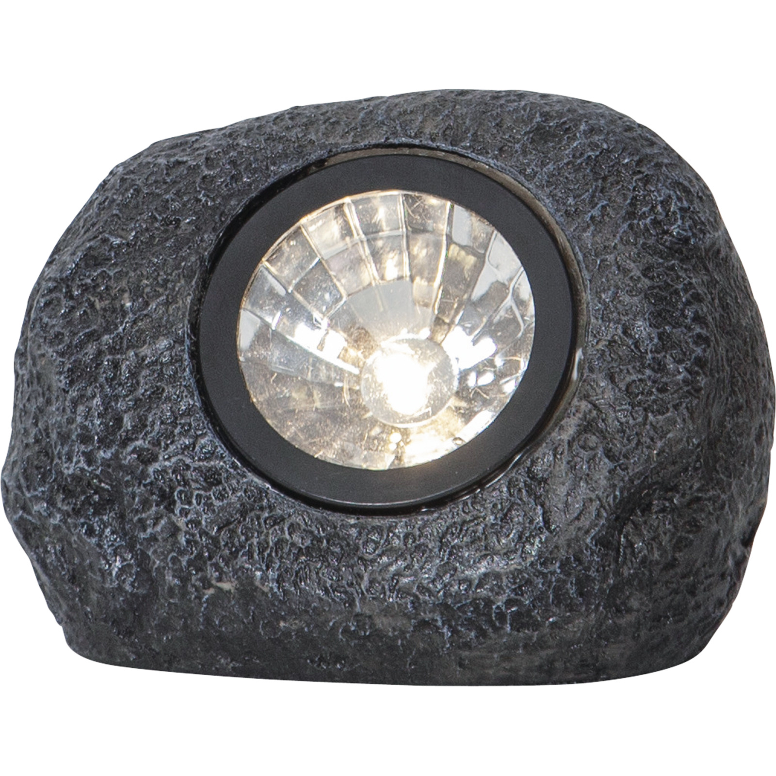 Solar-Stein Spotlight Rocky Grau