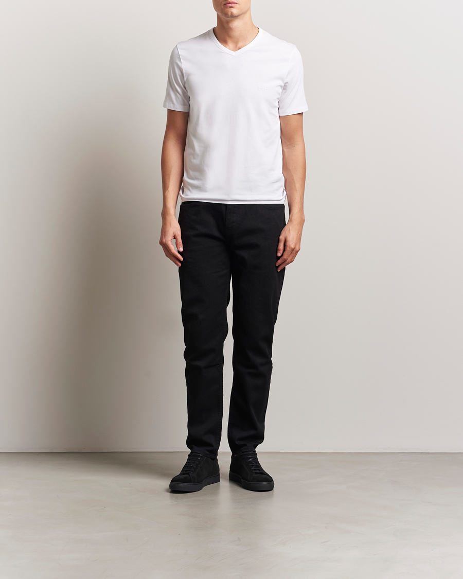 BOSS BLACK 3-Pack V-Neck T-Shirt White