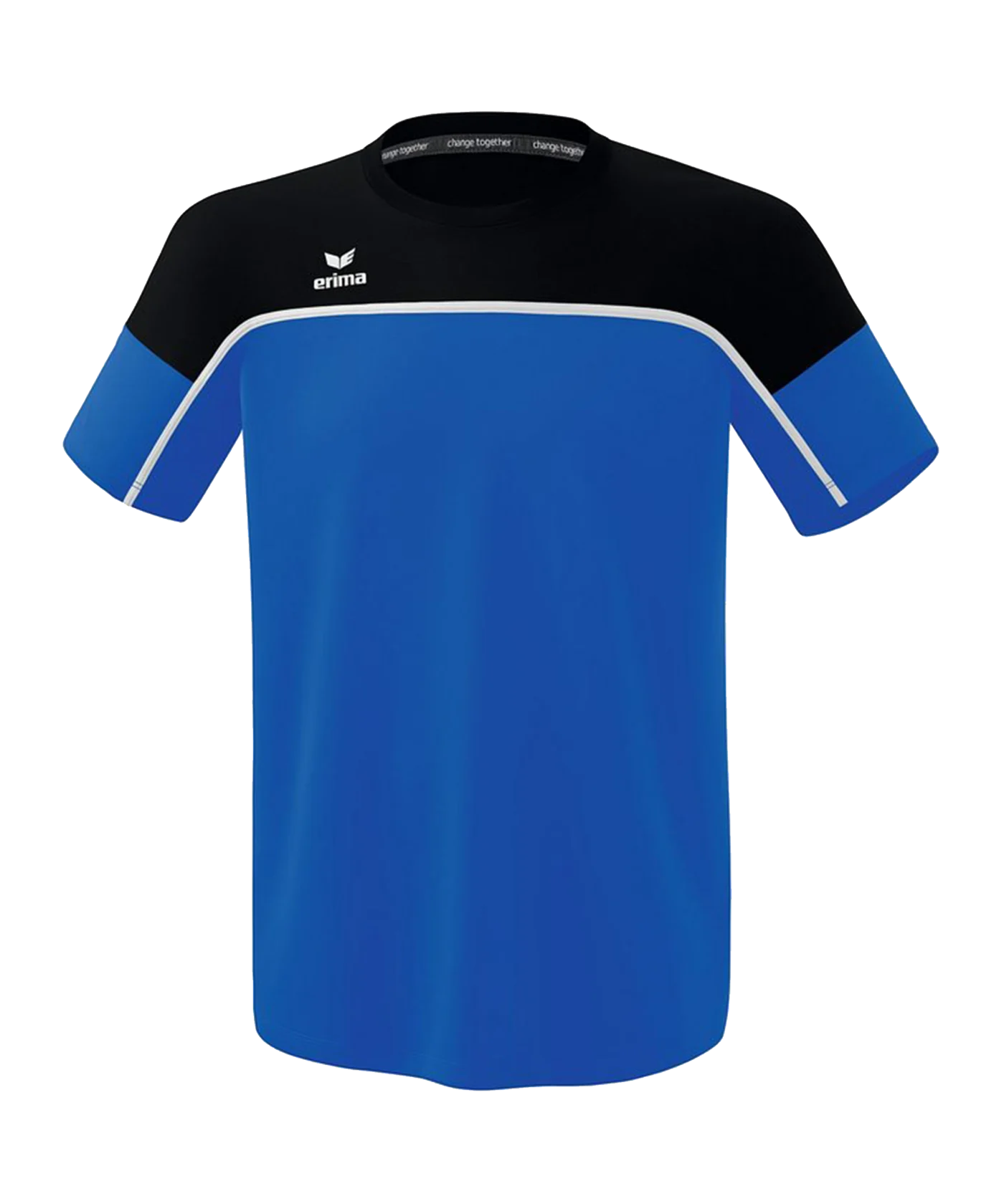 Erima Change by T-Shirt Blau Schwarz