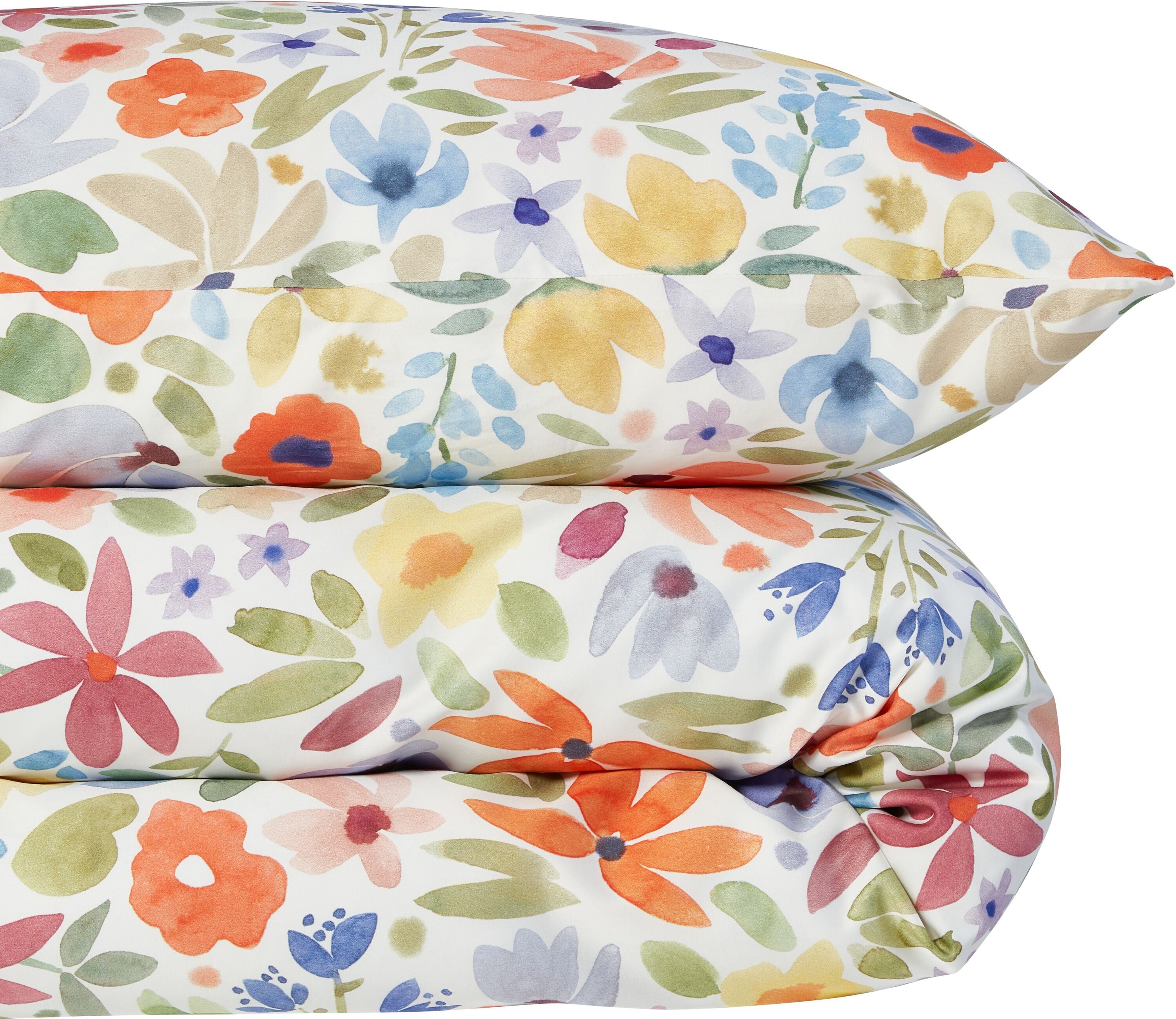 FLORES Satin-Kissenbezug - Multicolor / Kissenbezug - 65 x 100 cm