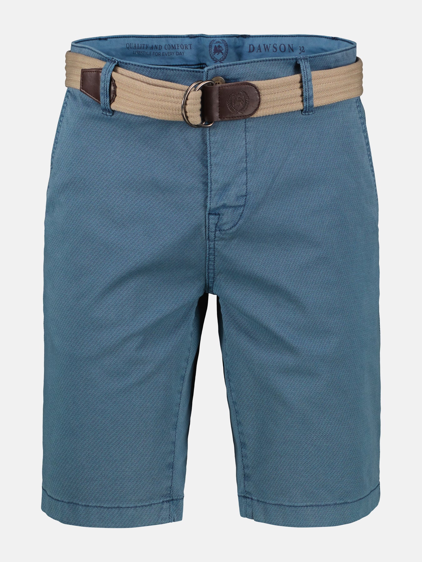 Chino-Bermuda mit Gürtel
