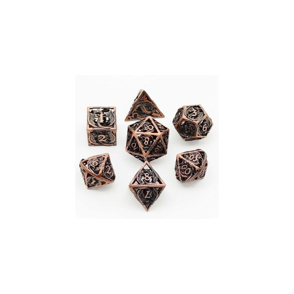 Set de 7 Dés JDR Répliquant : Hollow Dragon