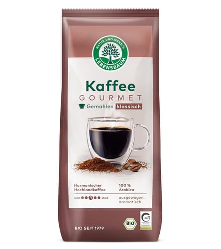 Lebensbaum BIO Gourmet Kaffee gemahlen