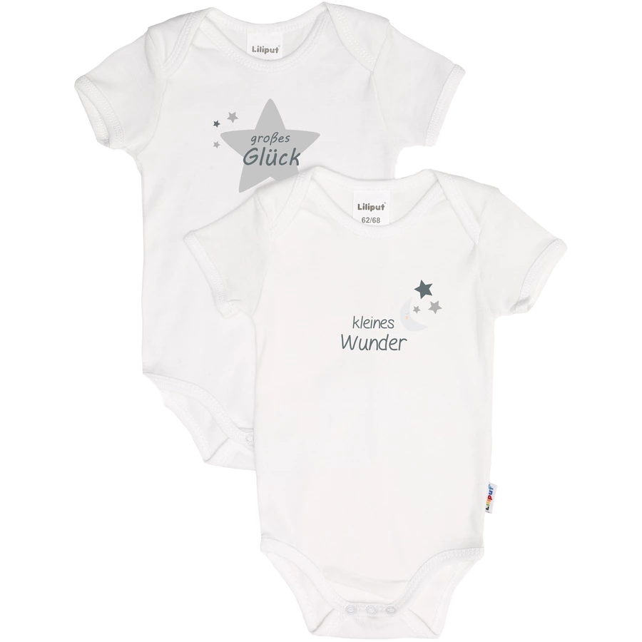 Liliput Kurzarmbody 2er-Pack weiß