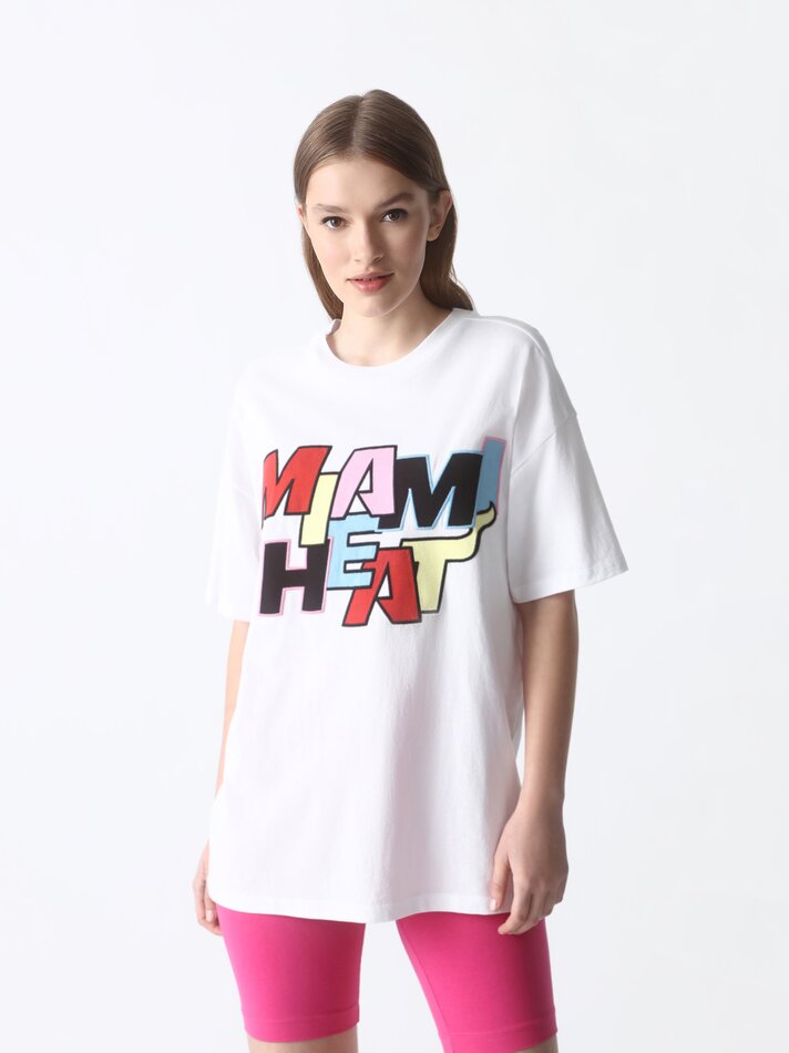 Camisa do Miami Heat da NBA - Branca