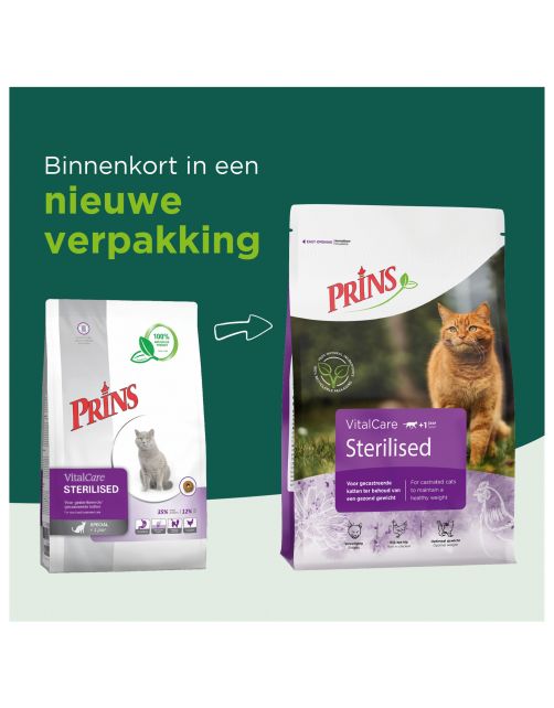 Prins Vitalcare Cat Sterilised - Kattenvoer