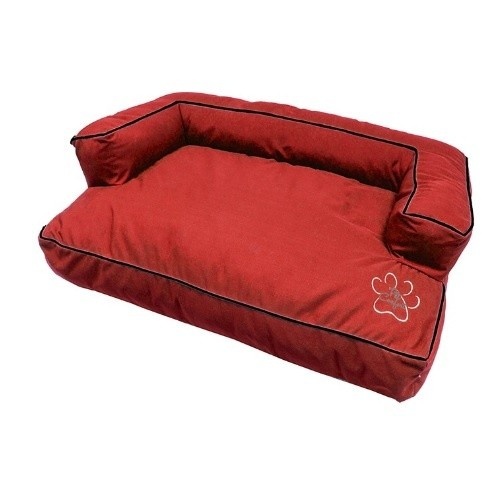 Sofá Comfort Pet Florida à prova d'água vermelho para cães