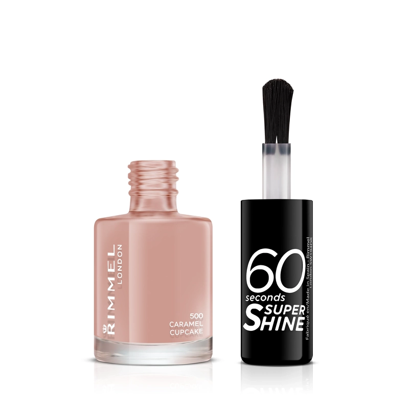 RIMMEL 60 Seconds Nail Polish 8 ml - 500 Caramel Cupcake
