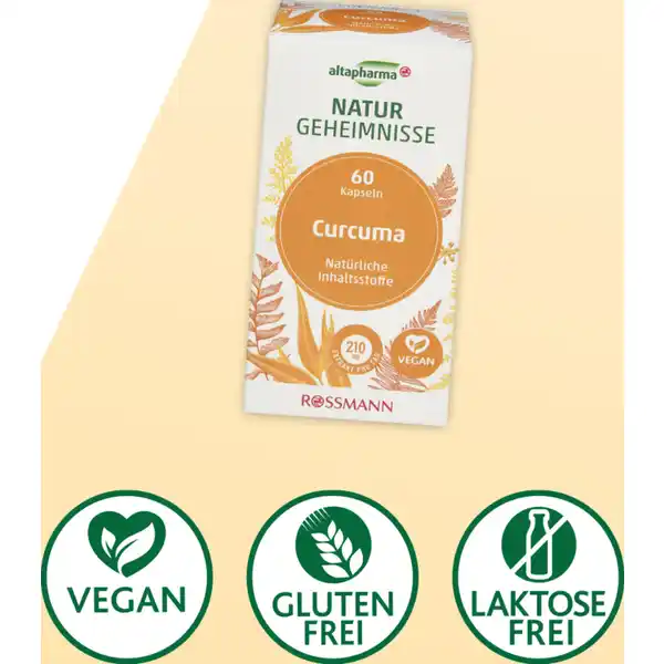 Naturgeheimnisse Curcuma Kapseln