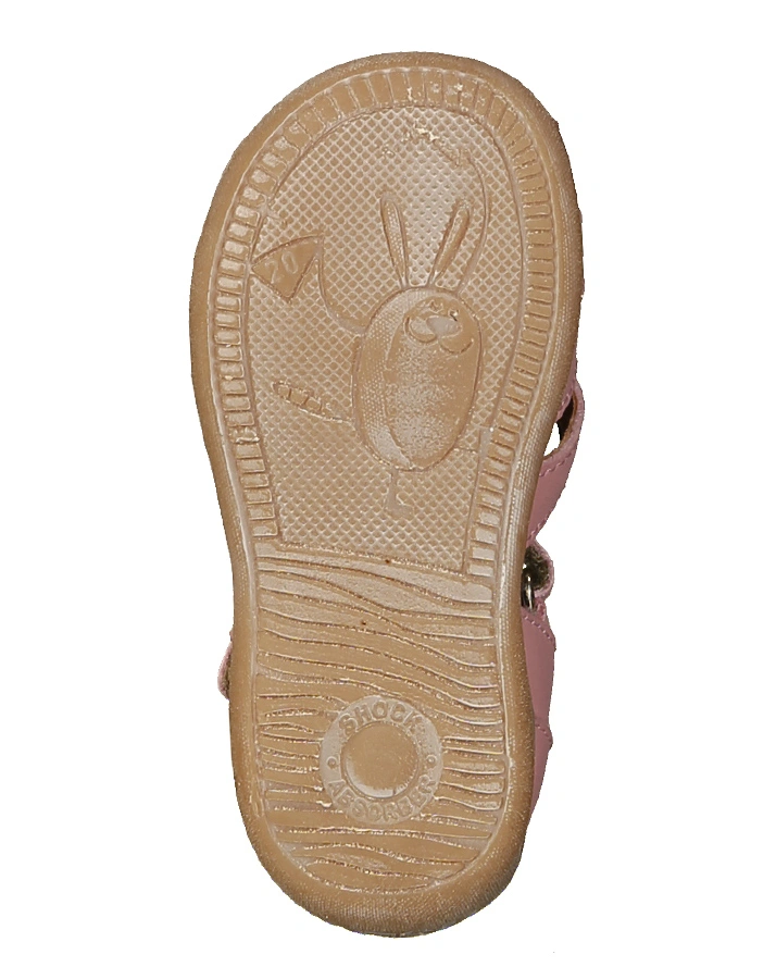 Lauflern-Sandalen CARTE GIRLY mit Zehenschutz in rosa