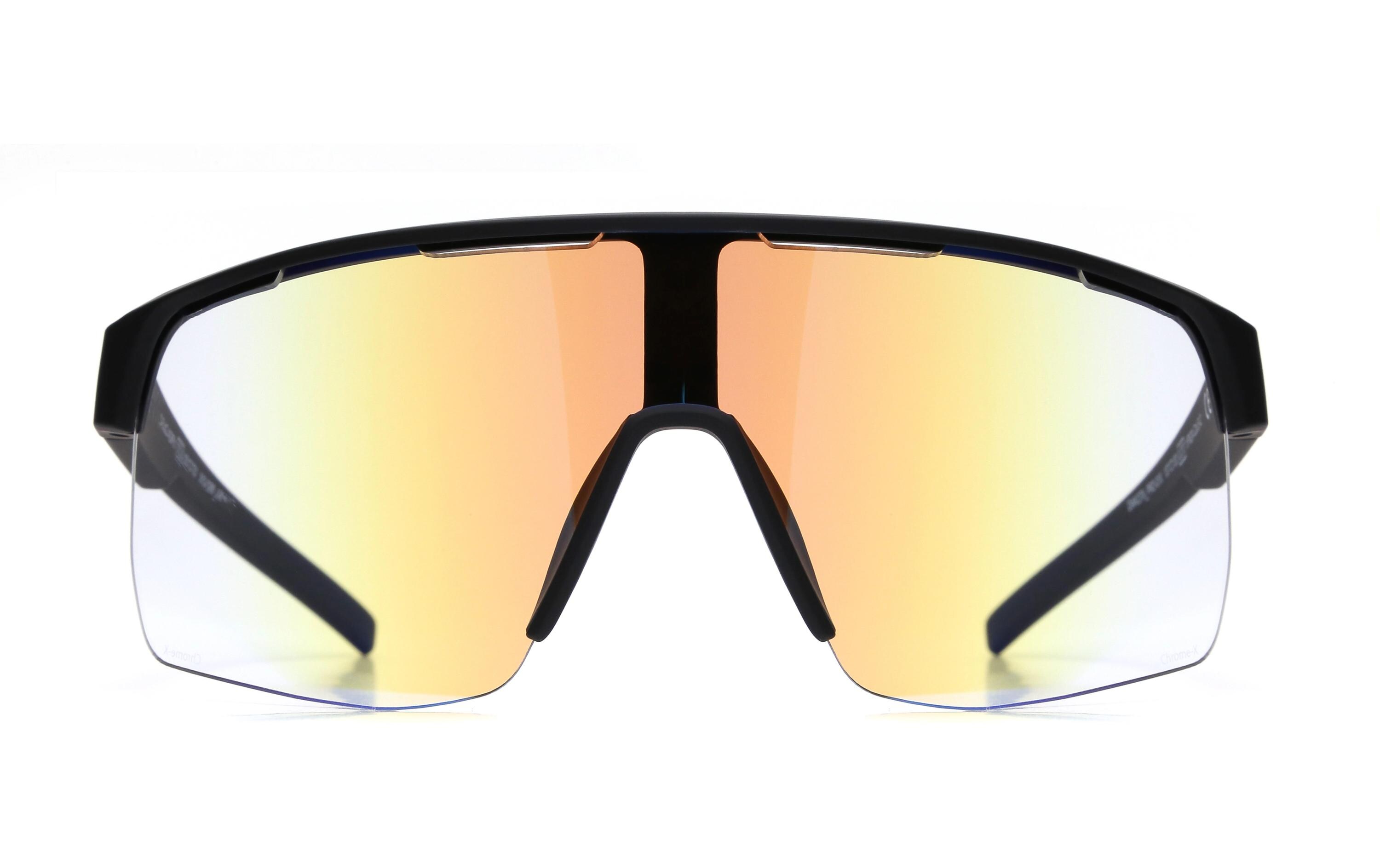 Sportbrille DAKOTA_PRO-X Schwarz, TransparentVelobrille