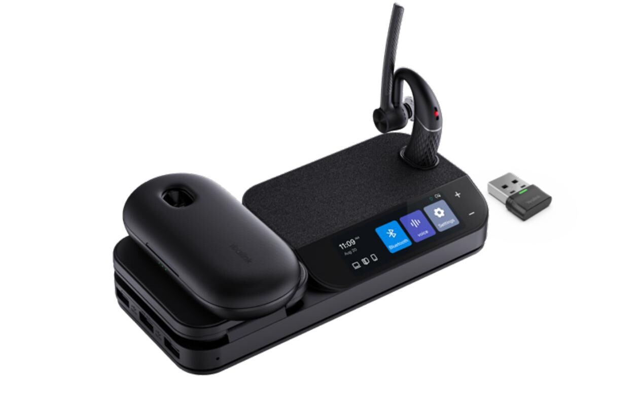 Headset BH71 Workstation Pro USB-A<br>Yealink Mono Bluetooth Headset System für hybrides Arbeiten und Unterwegs