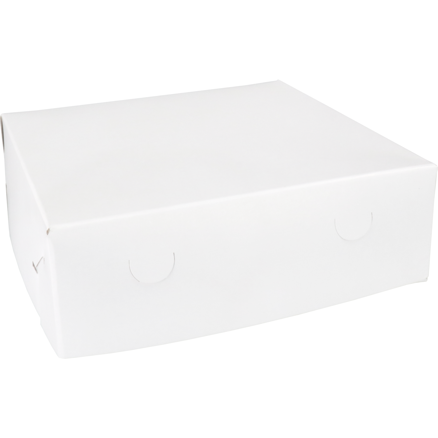 Zwanenhals/ verzenddoos, karton, 25x25x8cm, duplex, wit